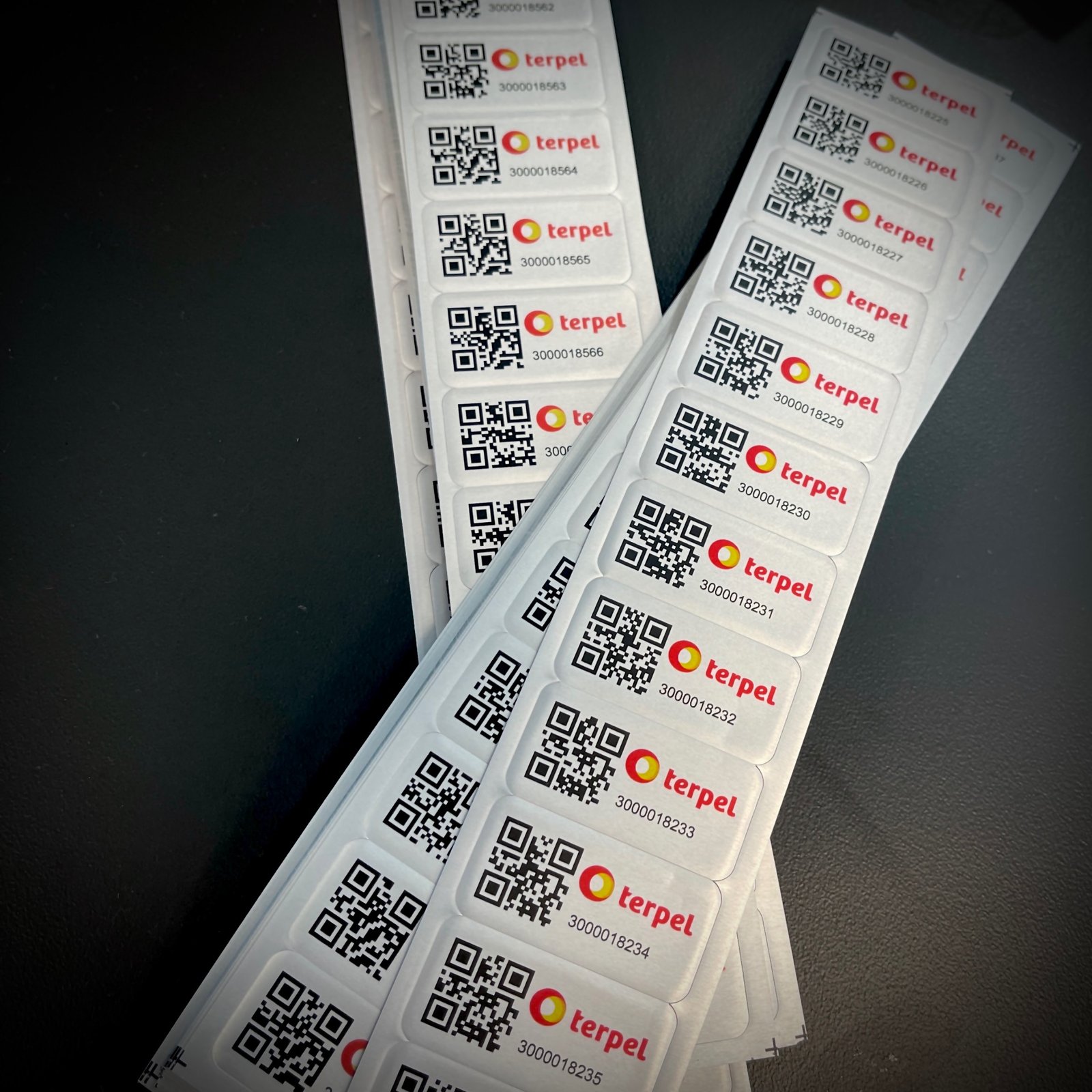 etiquetas de activos fijos personalizadas